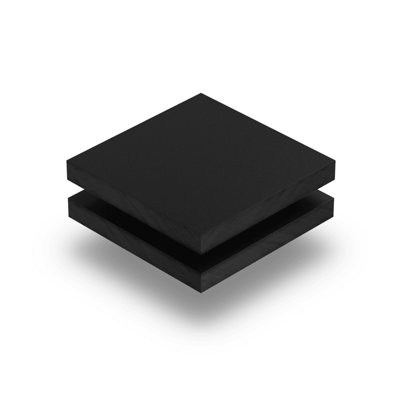 HPL texture sheet 6 mm jet black