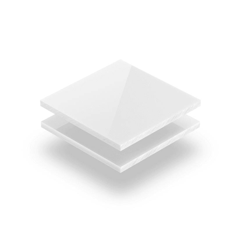 White acrylic sheets