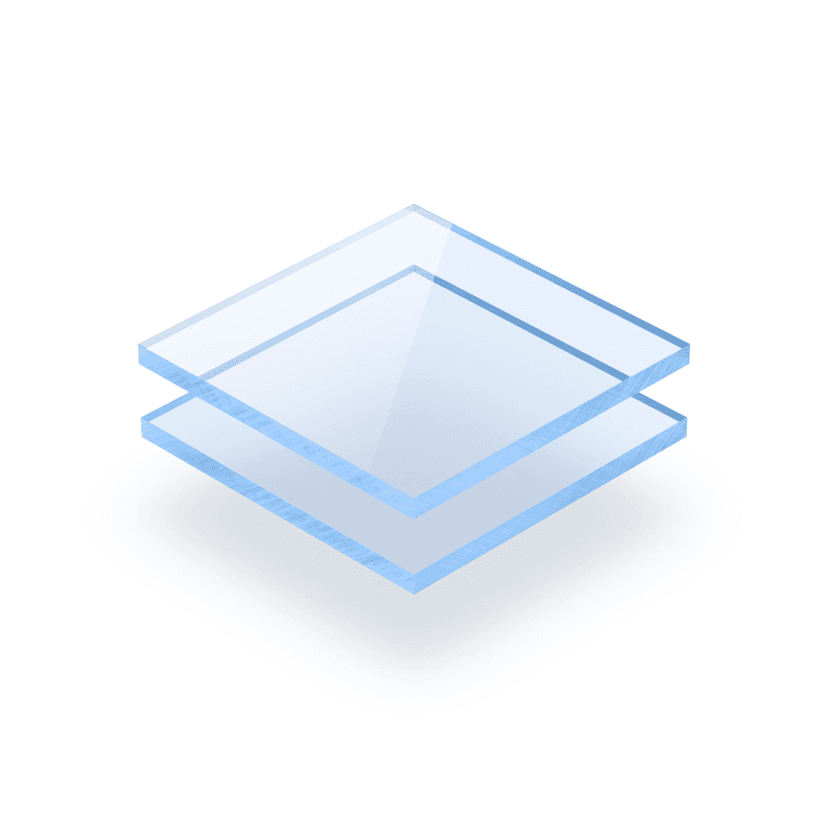 Fluorescent acrylic sheet blue