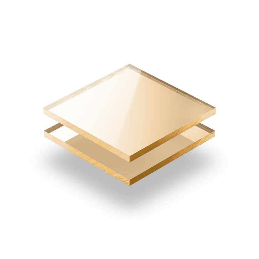 Mirror gold acrylic sheet