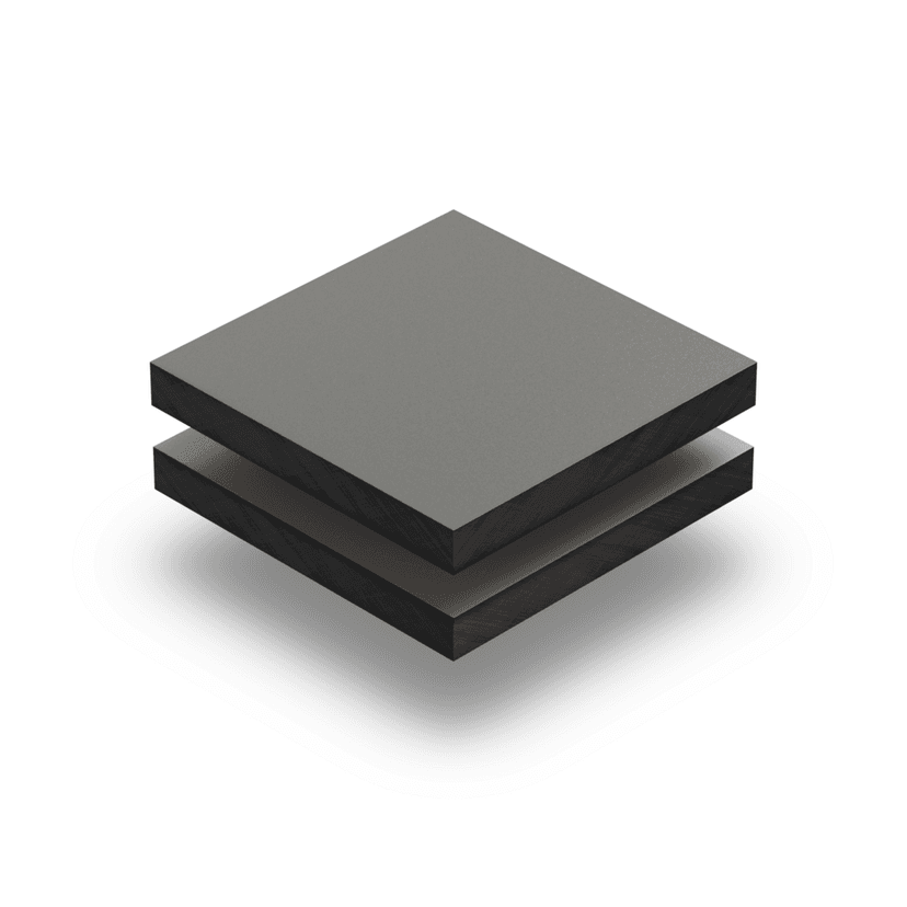 HPL texture sheet 6 mm dusty grey