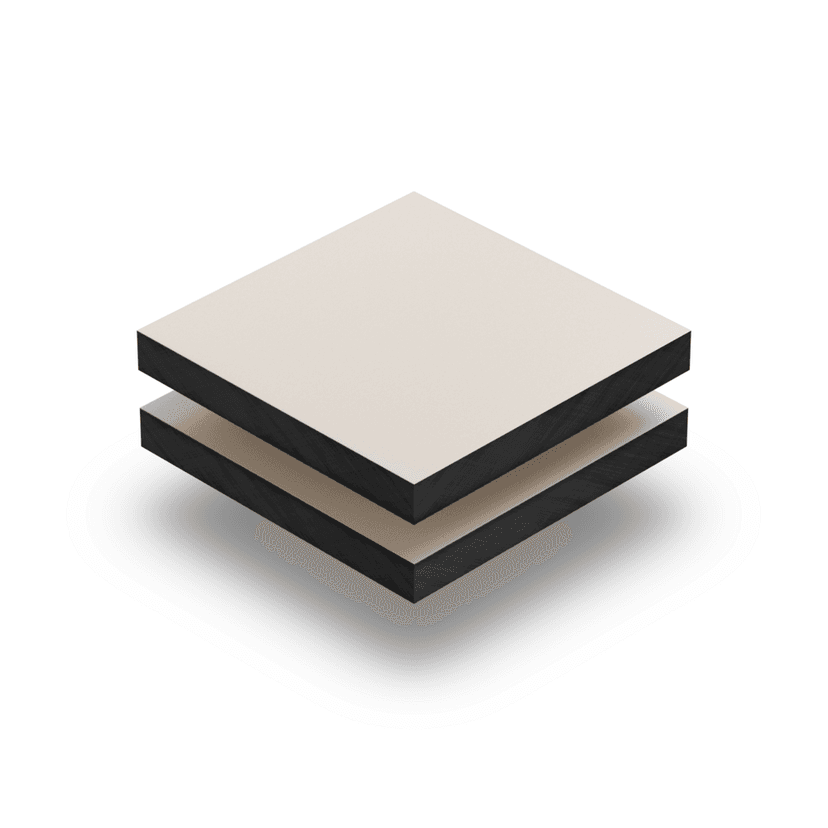 HPL texture sheet 6 mm cream
