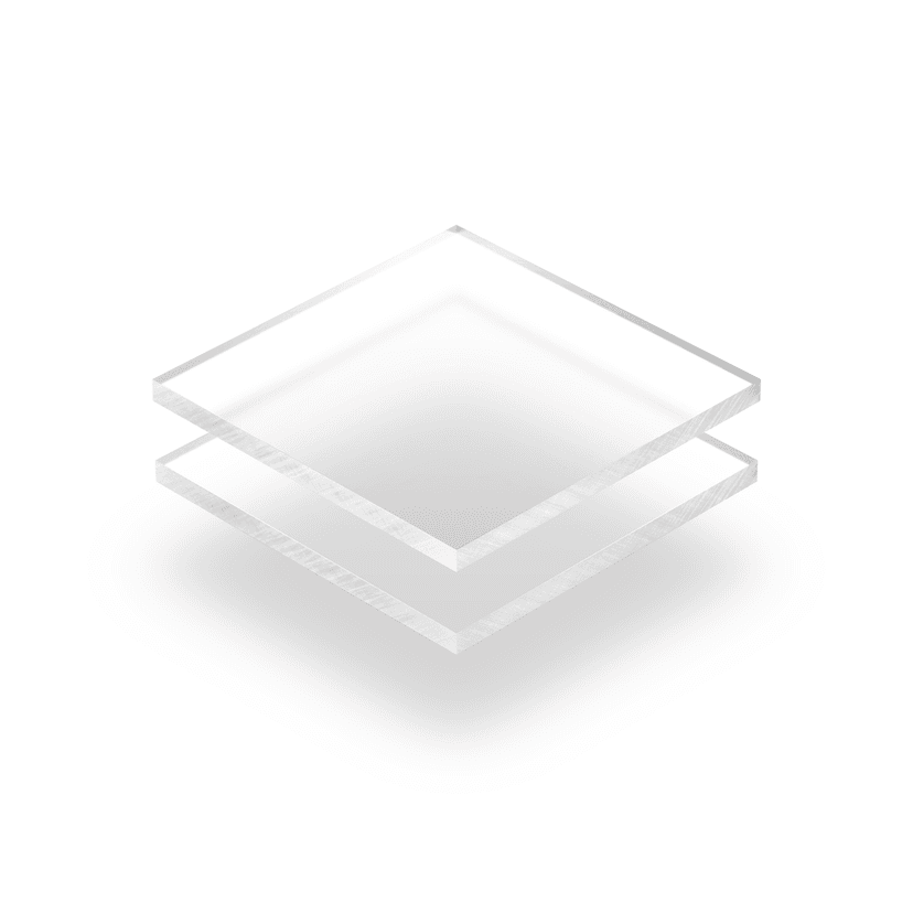 Frosted clear acrylic sheet