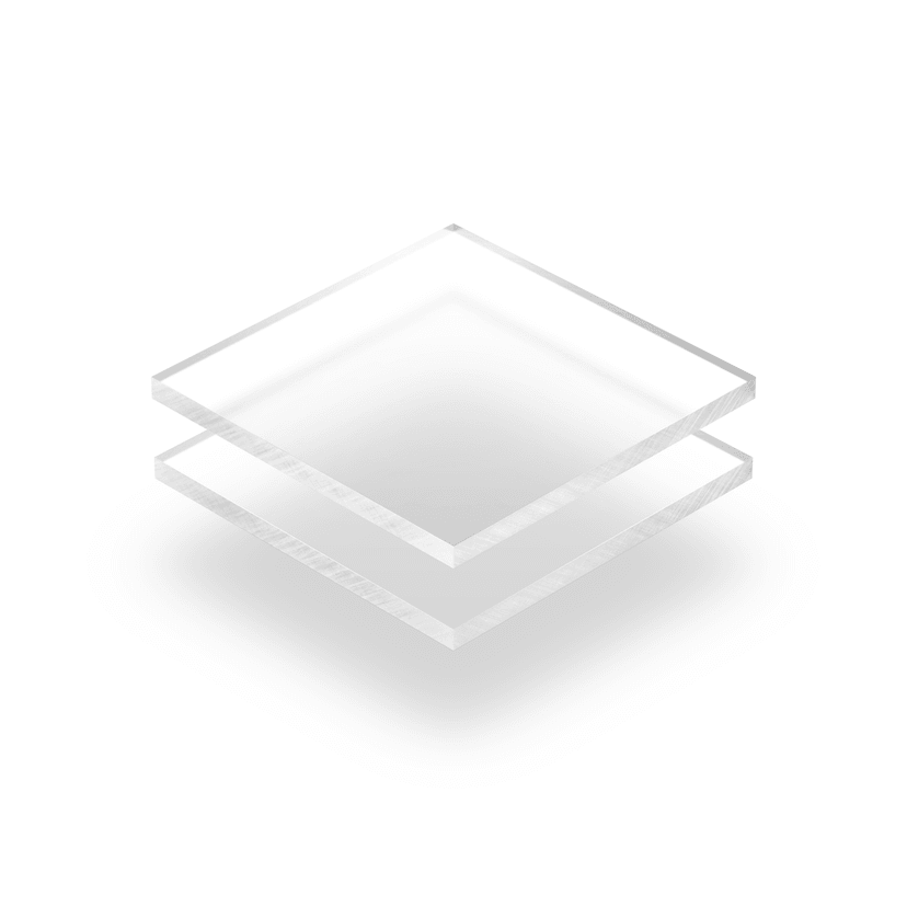 Frosted clear acrylic sheet