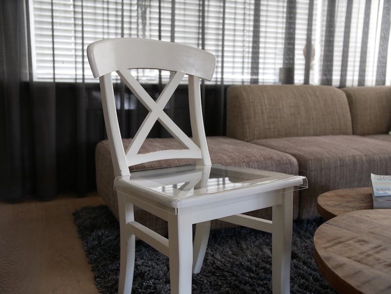 Acrylic chair seat