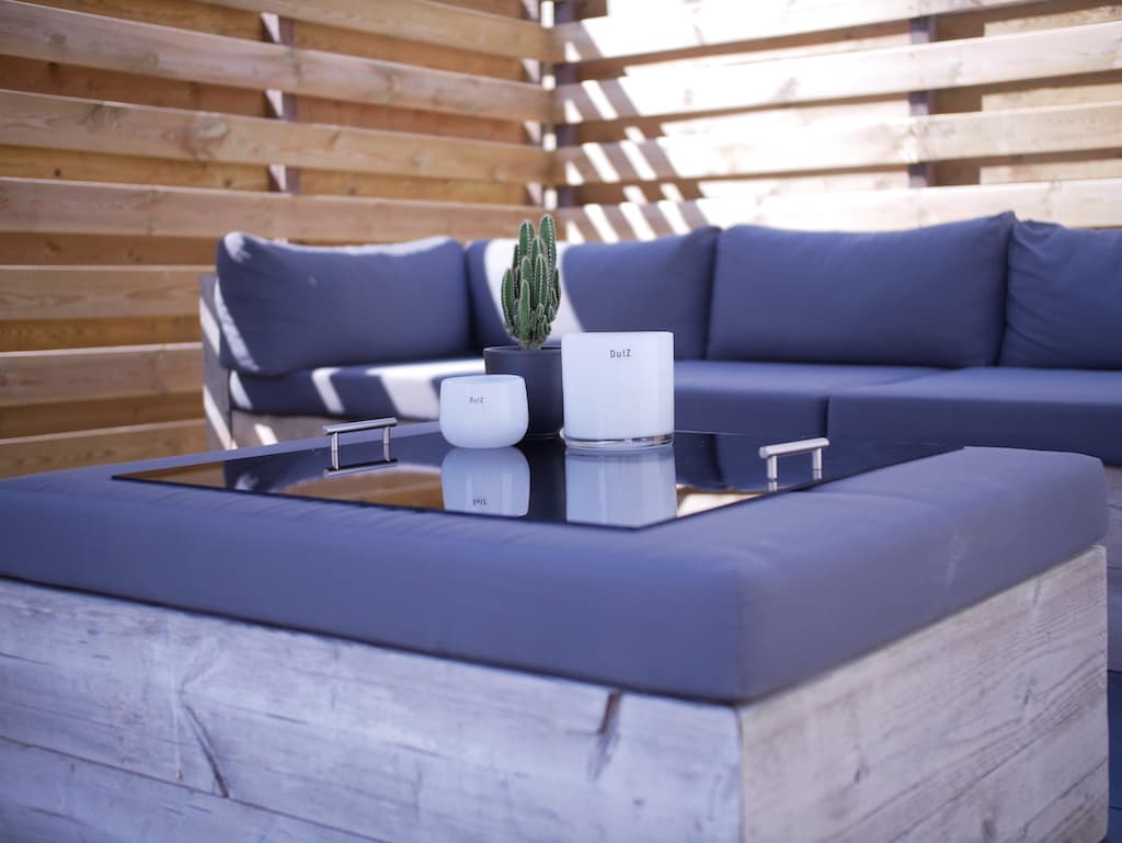 Acrylic footstool tray