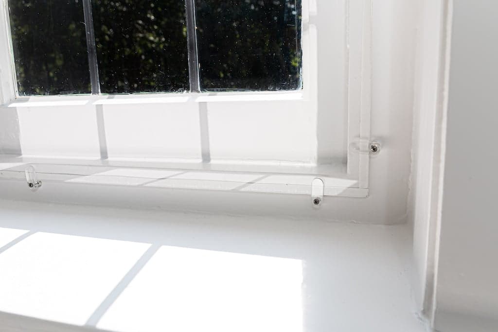DIY Secondary Glazing with glazing clips - result 2