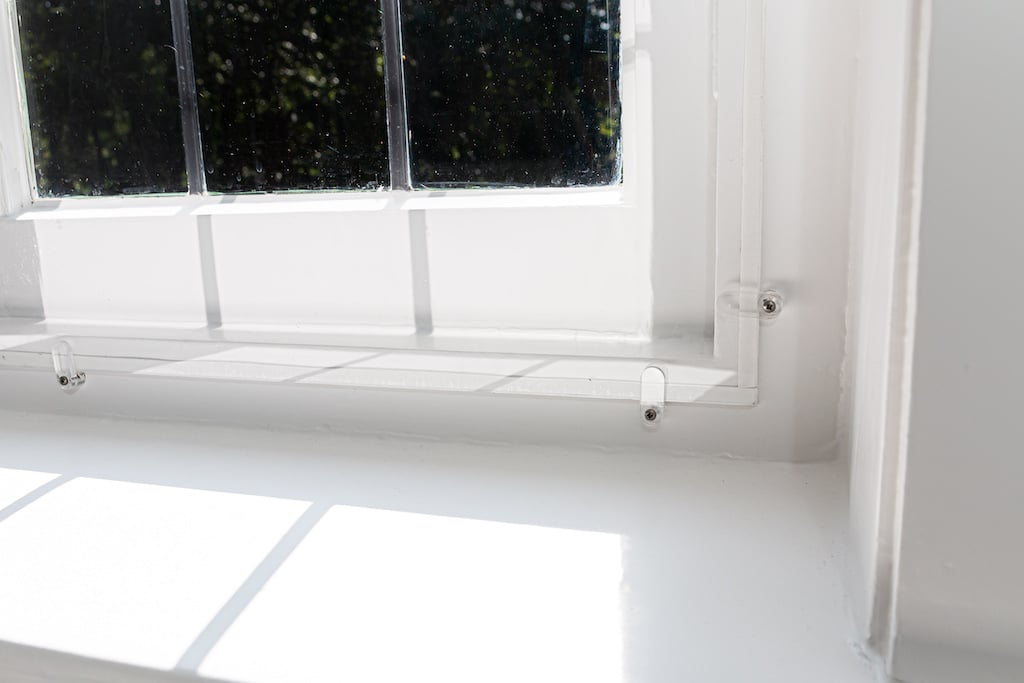DIY Secondary Glazing with glazing clips - result 2
