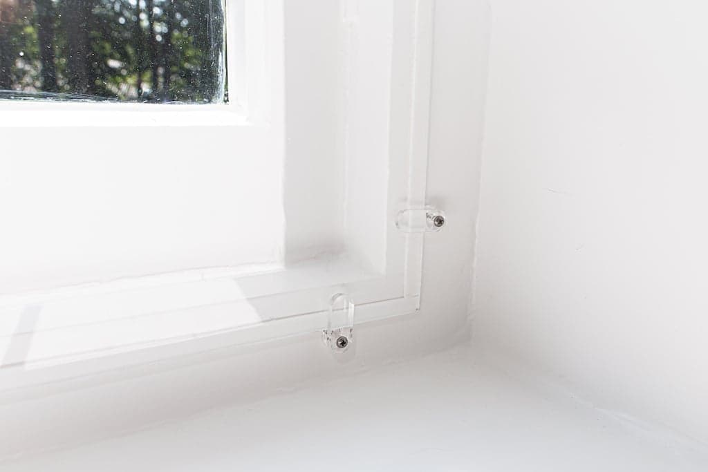 DIY Secondary Glazing with glazing clips - result 3