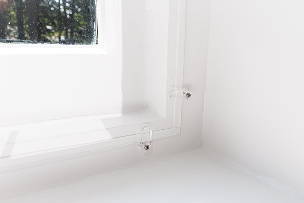 DIY Secondary Glazing with glazing clips - result 3