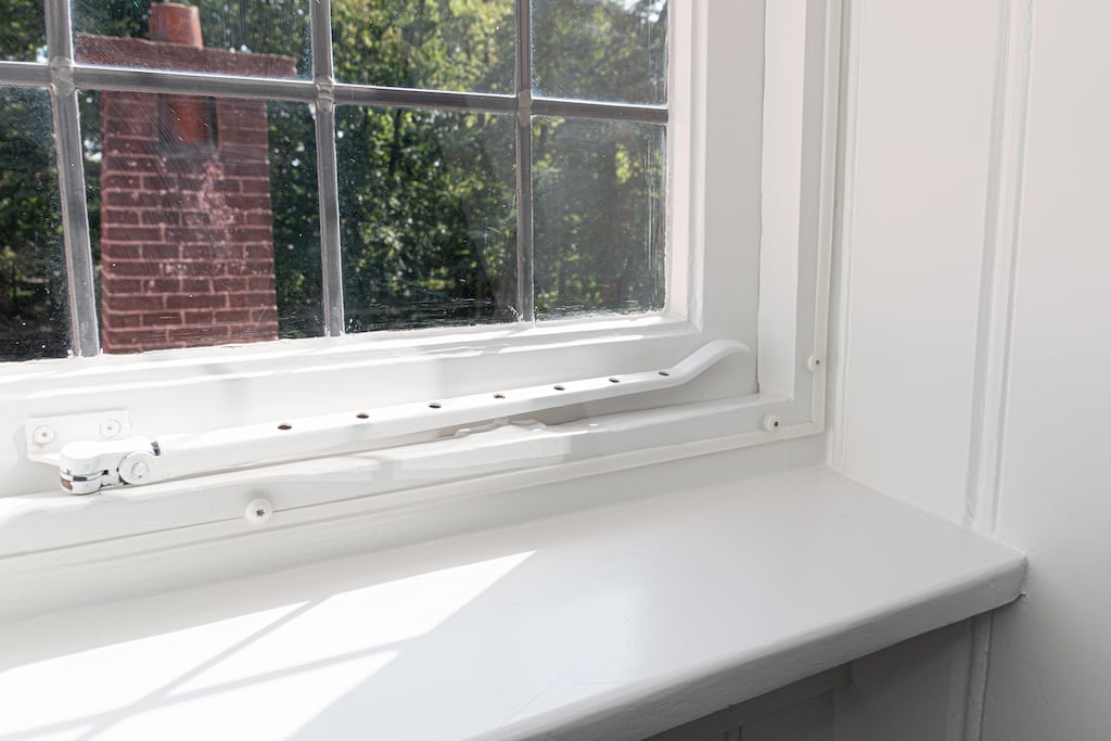 DIY Secondary Glazing with screws - result 2