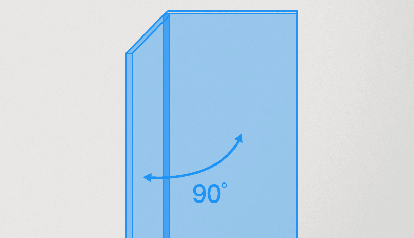 DIY acrylic showcase angle