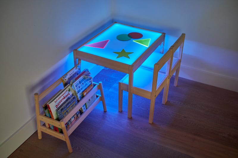 DIY light table blue led