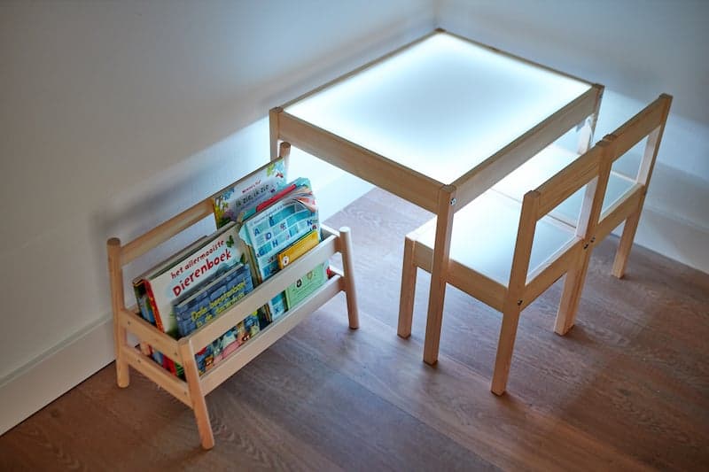 DIY light table end result white led