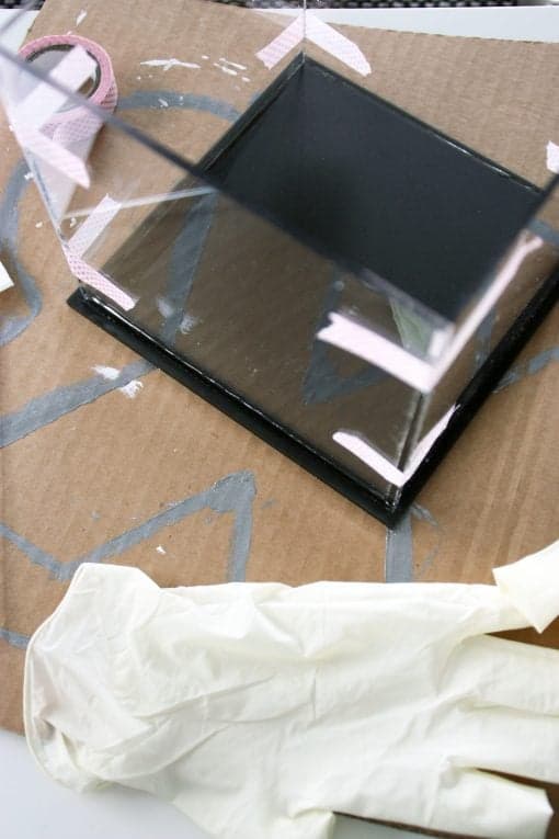 Glue plexiglas together