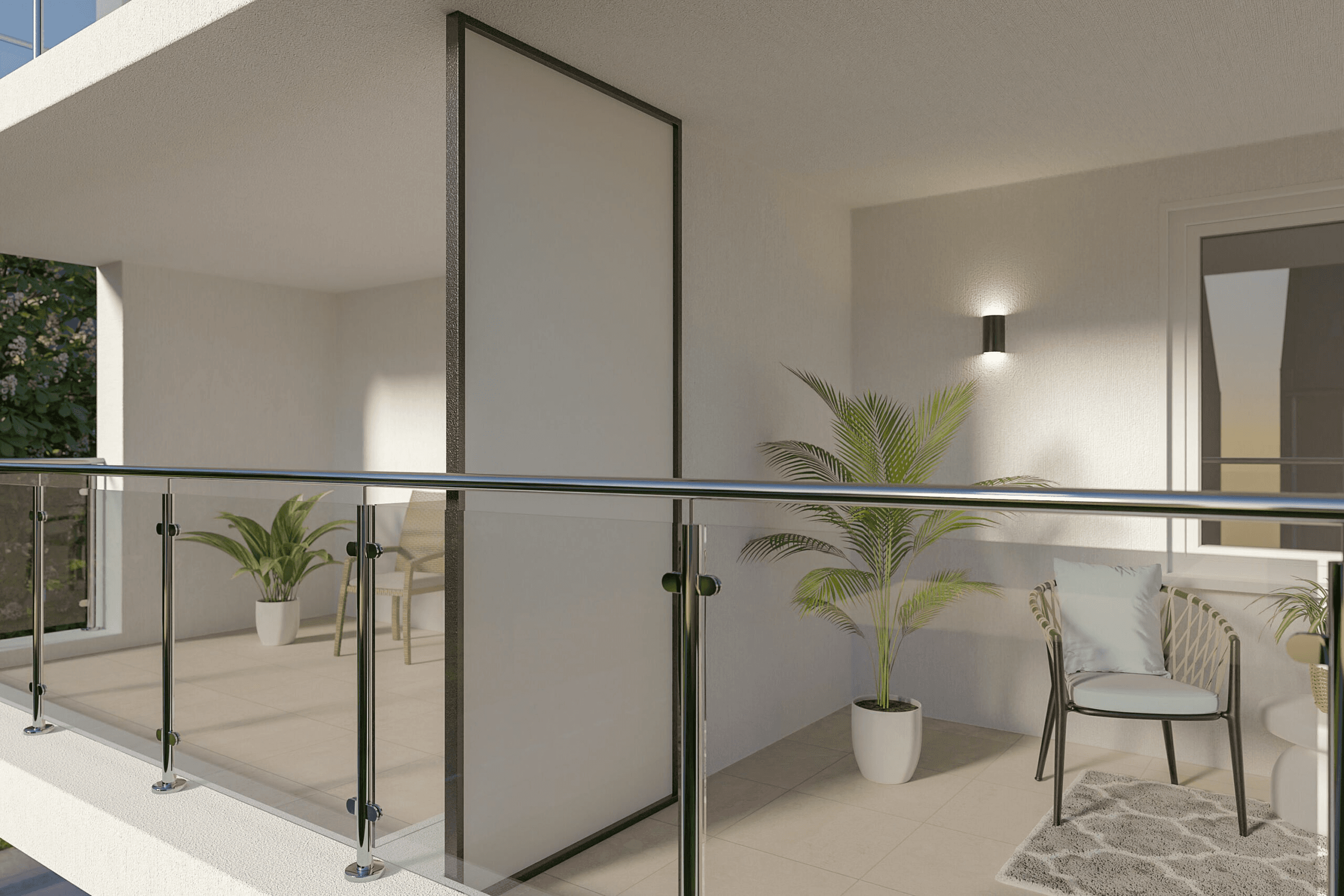 HPL balcony privacy screen