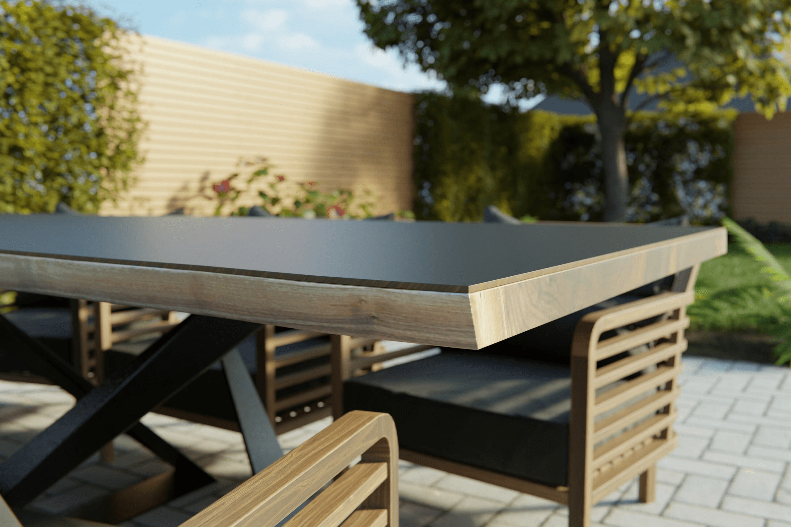 HPL table top Wood