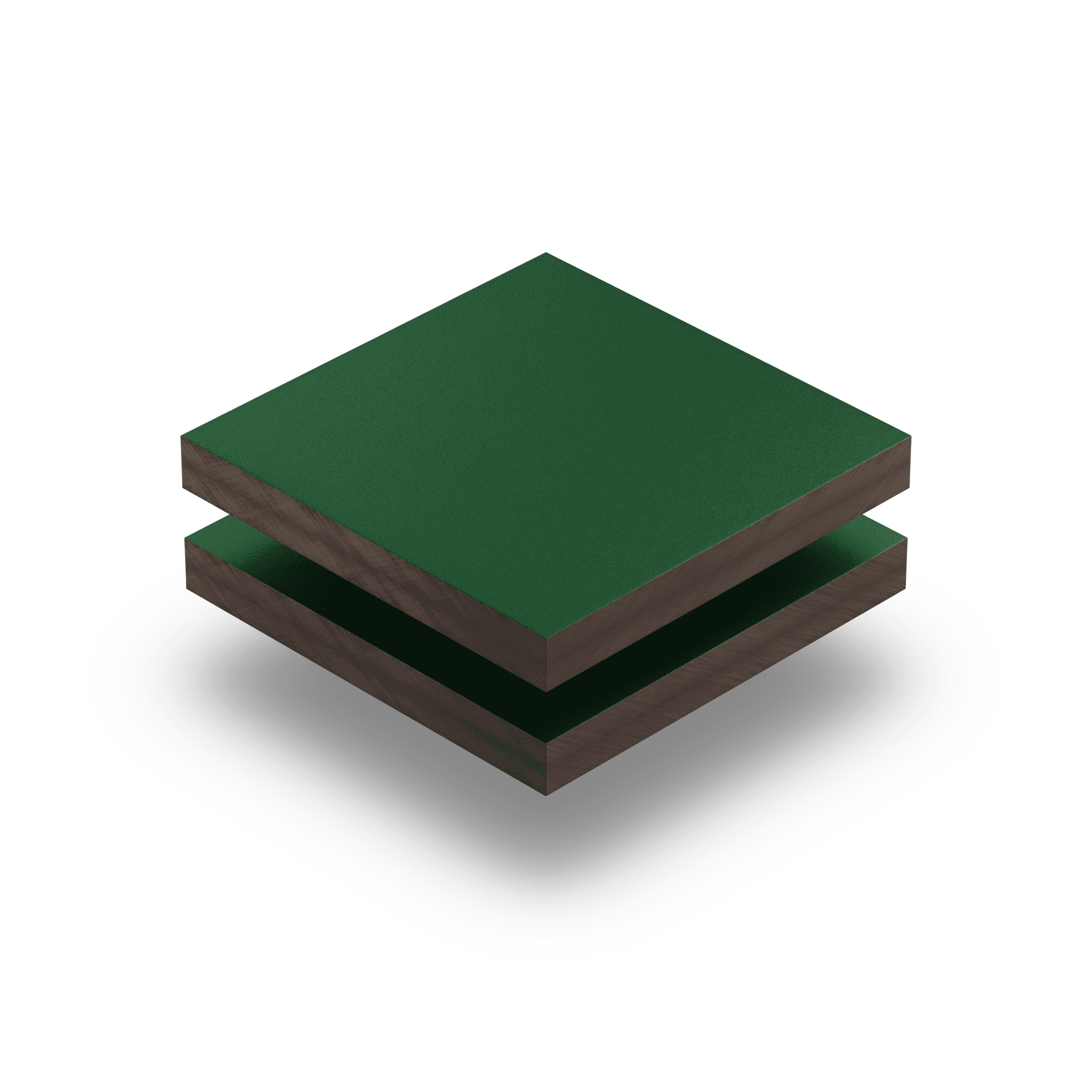 HPL texture sheet 6 mm moss green RAL 6005