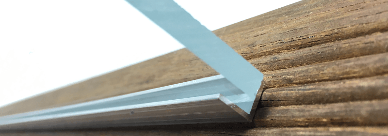 Making a windshield from acrylic sheet step 4