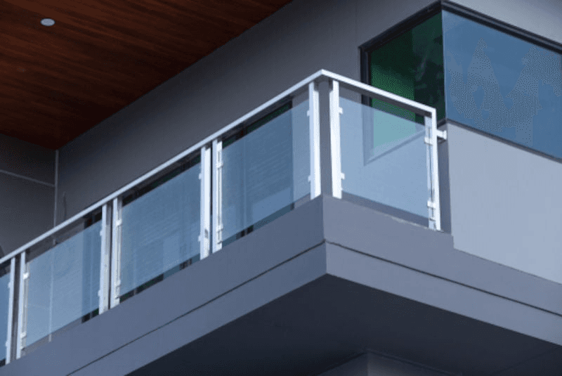 Plastic balcony cladding