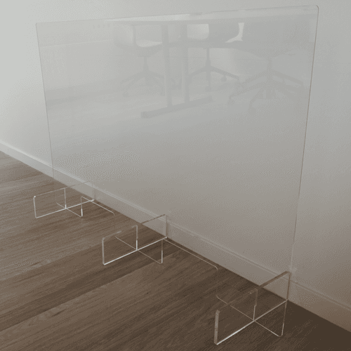 Plastic protective screen big sneeze screen