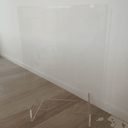 Plastic protective screen standard sneeze screen