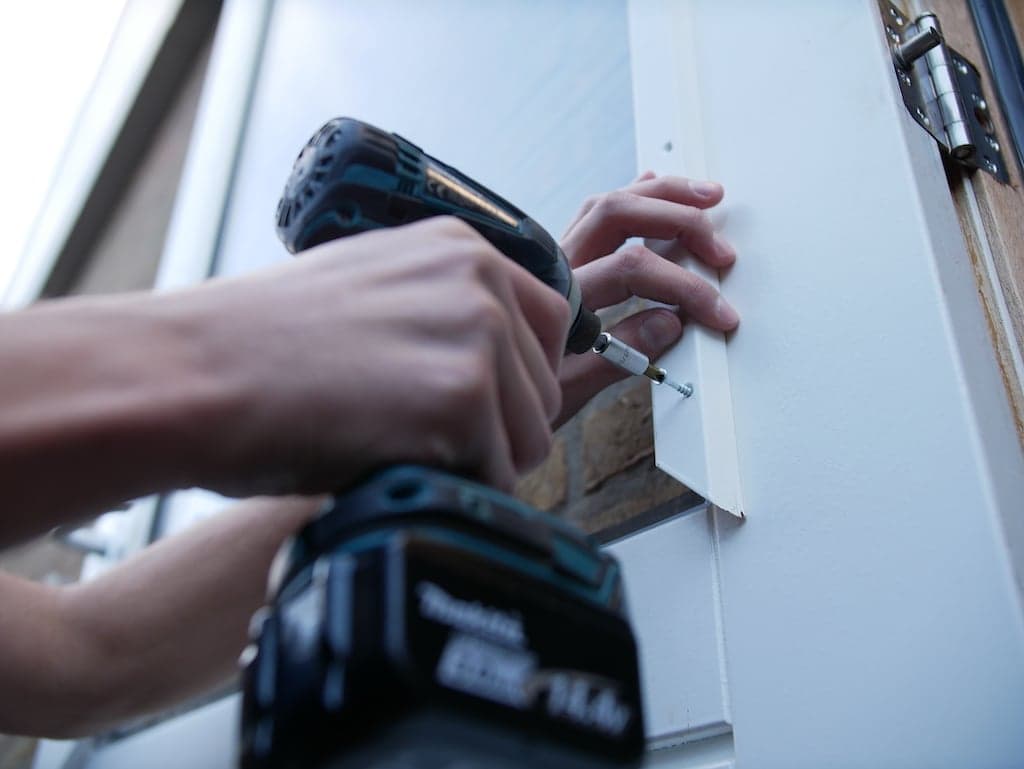 Replace window drilling glass battens