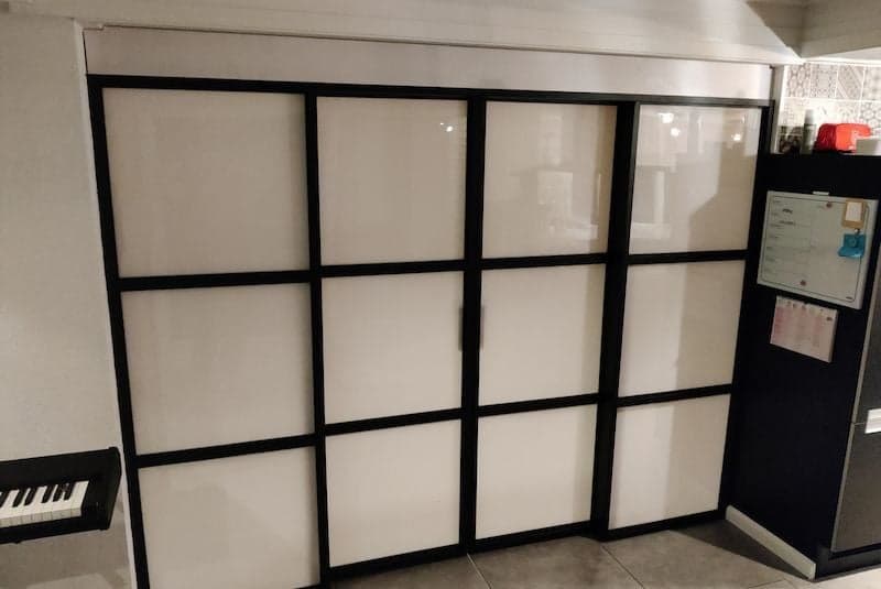 Room divider DIY sliding doorjpg