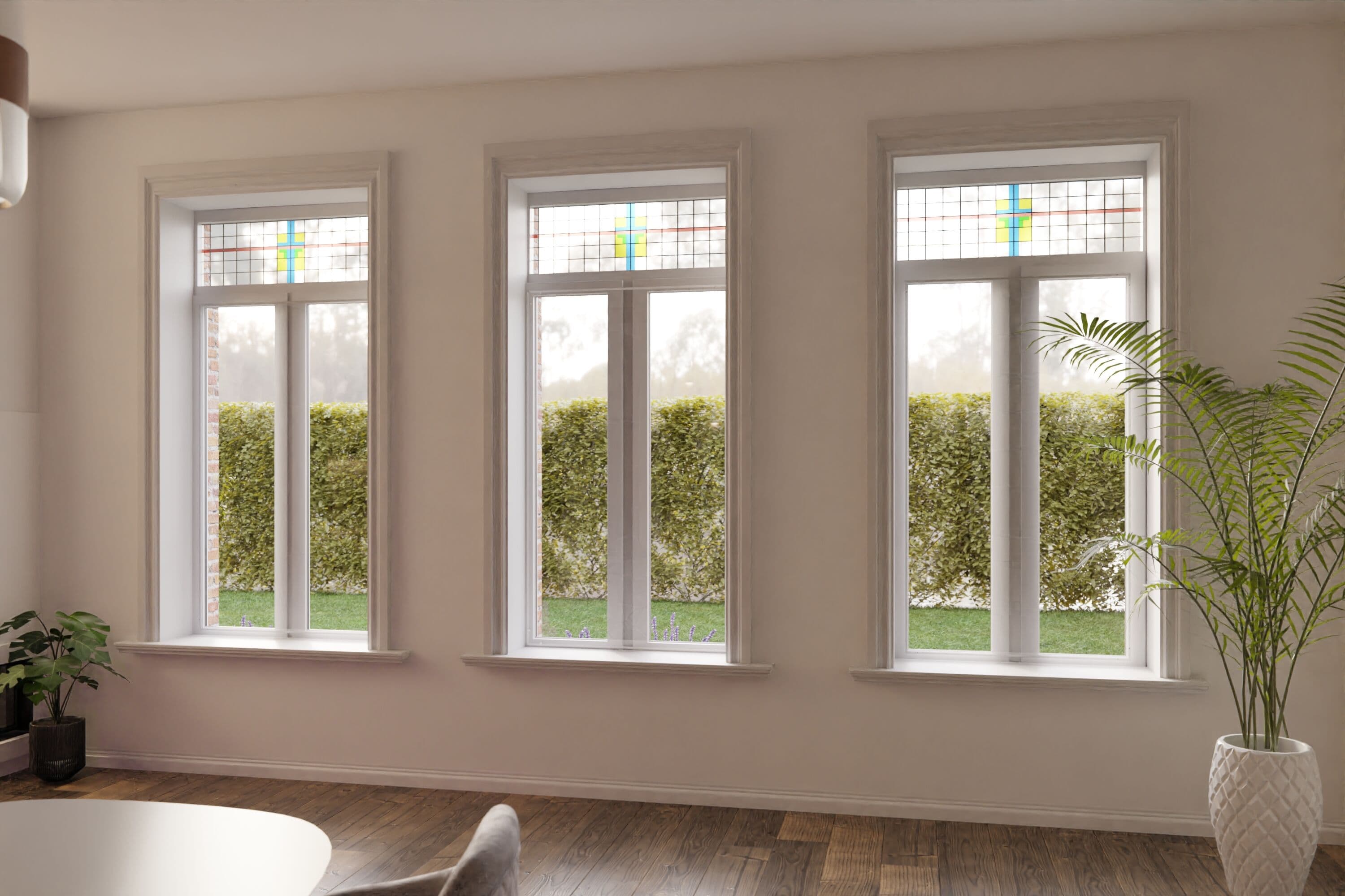 Secondary glazing fixed installation