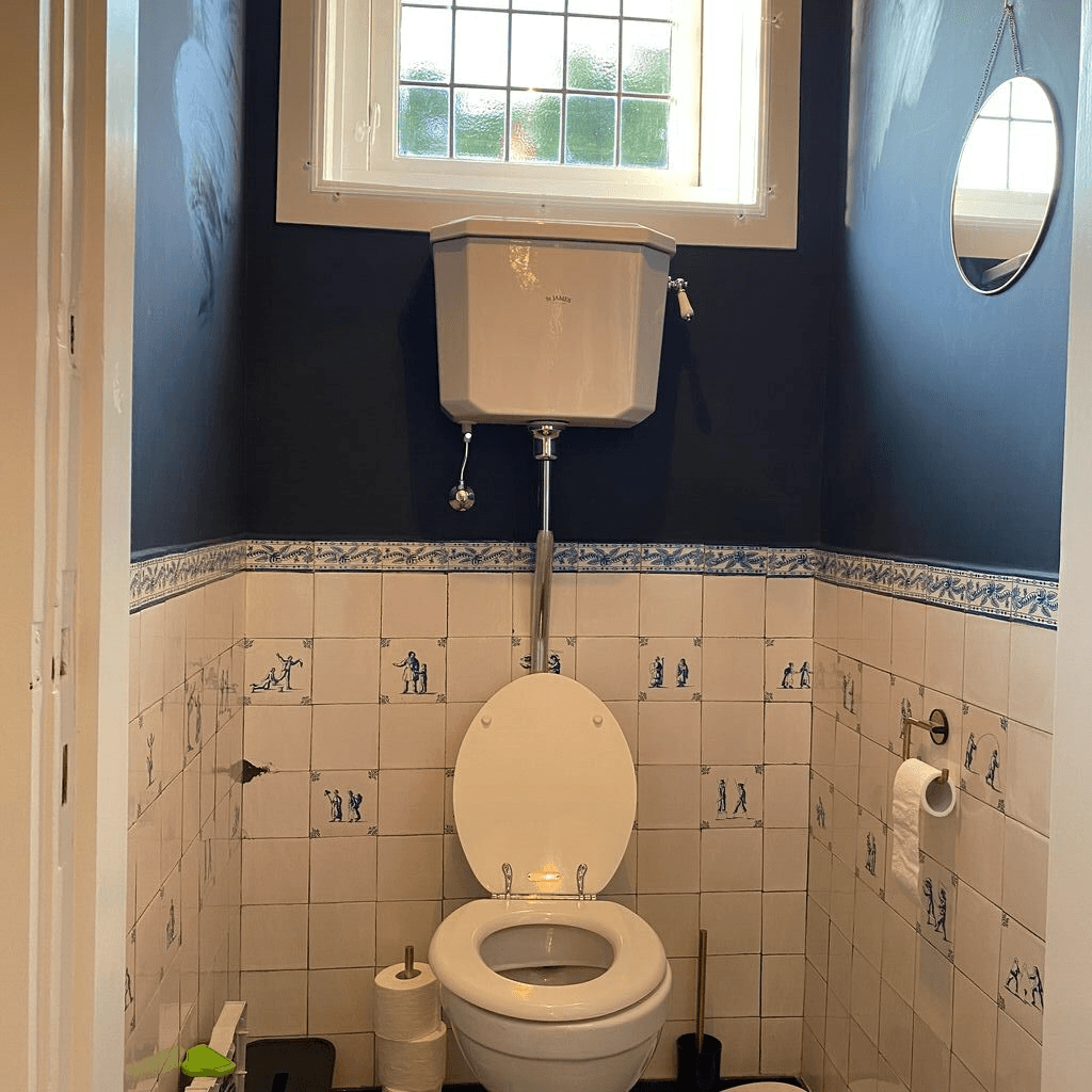 Secondary glazing on toilet window