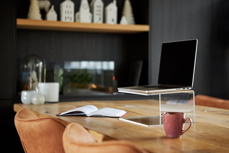 acrylic laptop holder