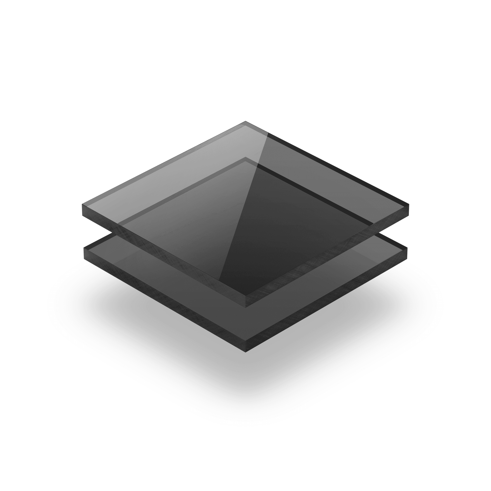 Tinted grey acrylic sheet