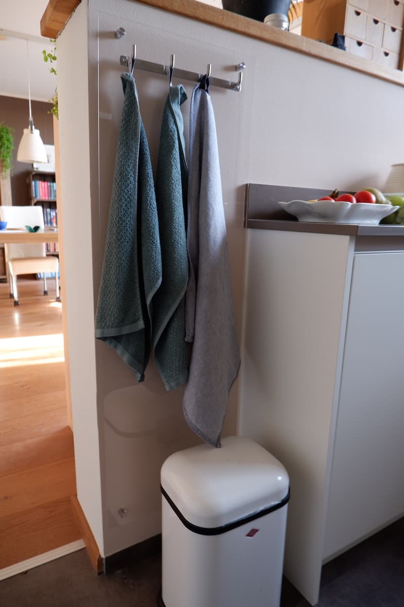 Towel rack kitchen make it yourself in kitchen