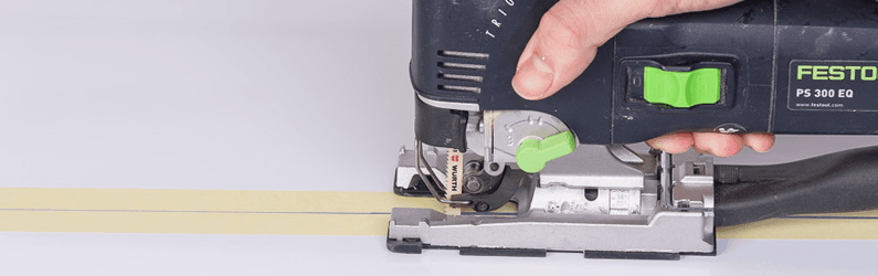 Cutting perspex jigsaw