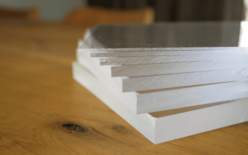 Acrylic sheet thickness
