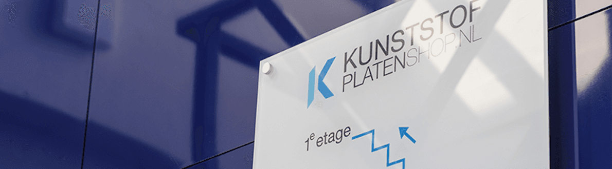 Plexiglas nameplate banner