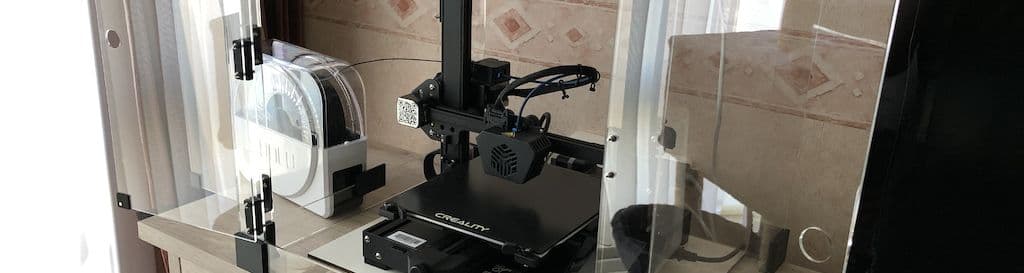 3D printer enclosure banner