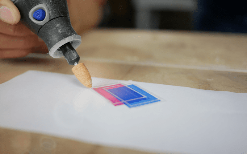 Acrylic engraving