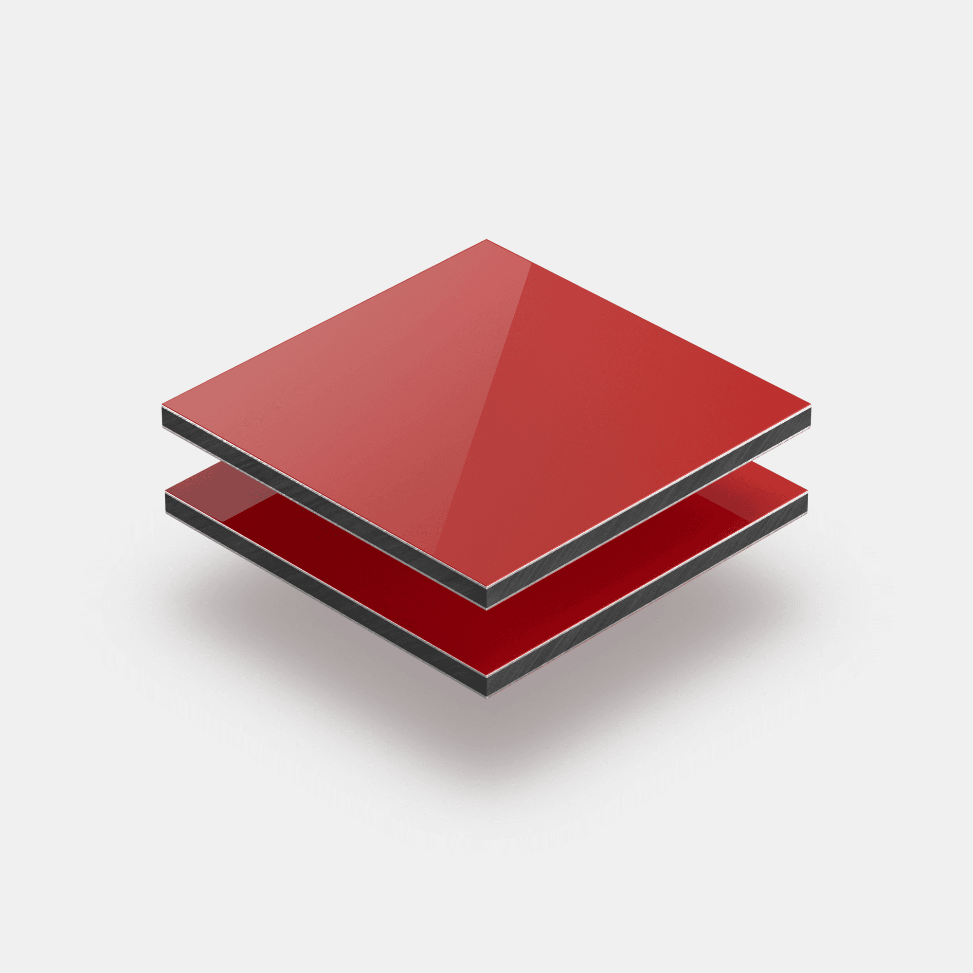 ACP coloured aluminium composite panel