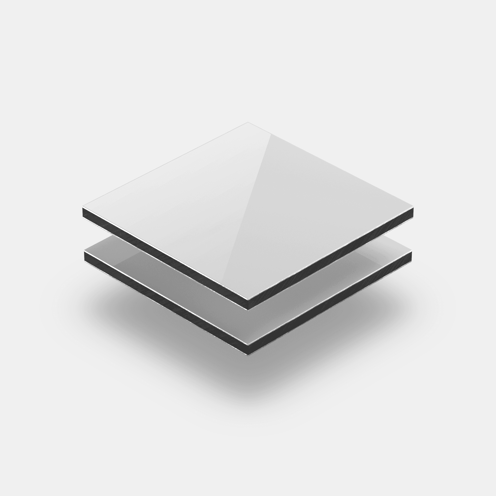 ACP / Dibond® white aluminium composite panel