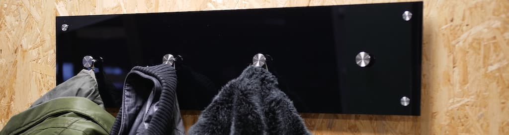 DIY coat rack end result