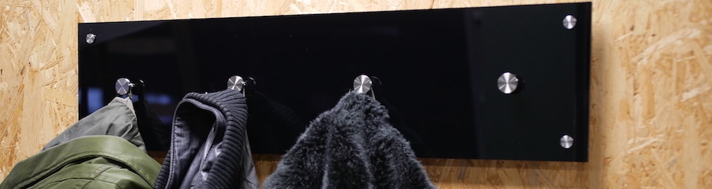 DIY coat rack end result