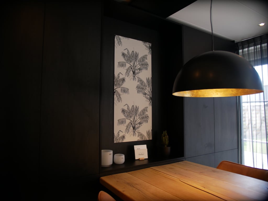 DIY wallpaper panel