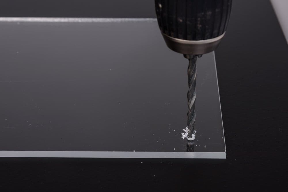 Drilling acrylic