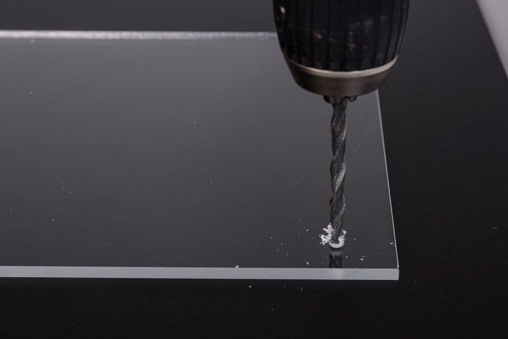 Drilling acrylic