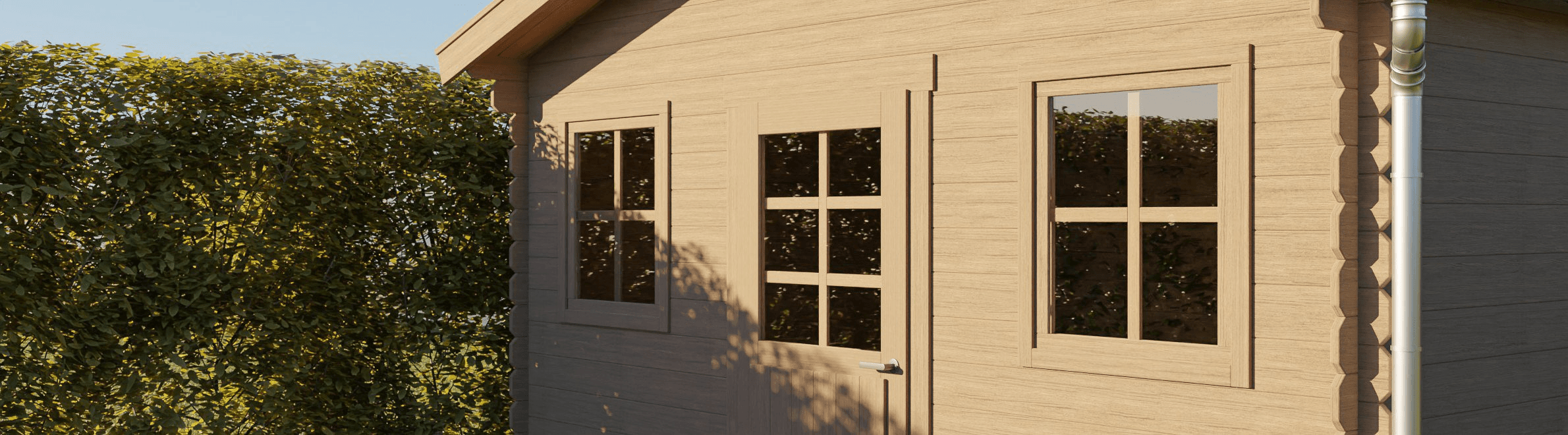 Garden shed window