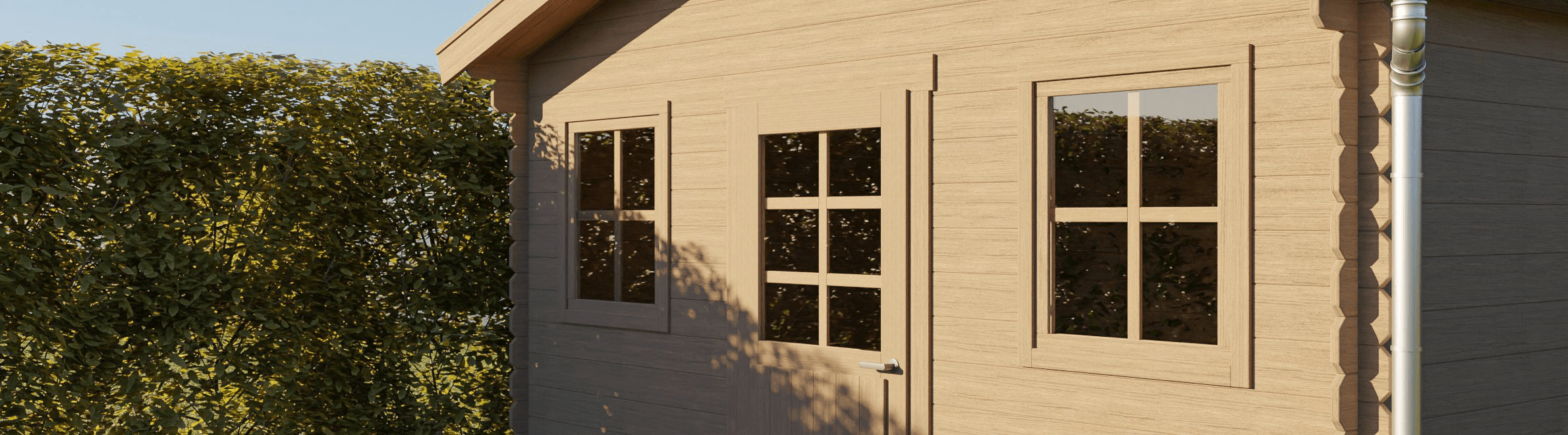 Garden shed window