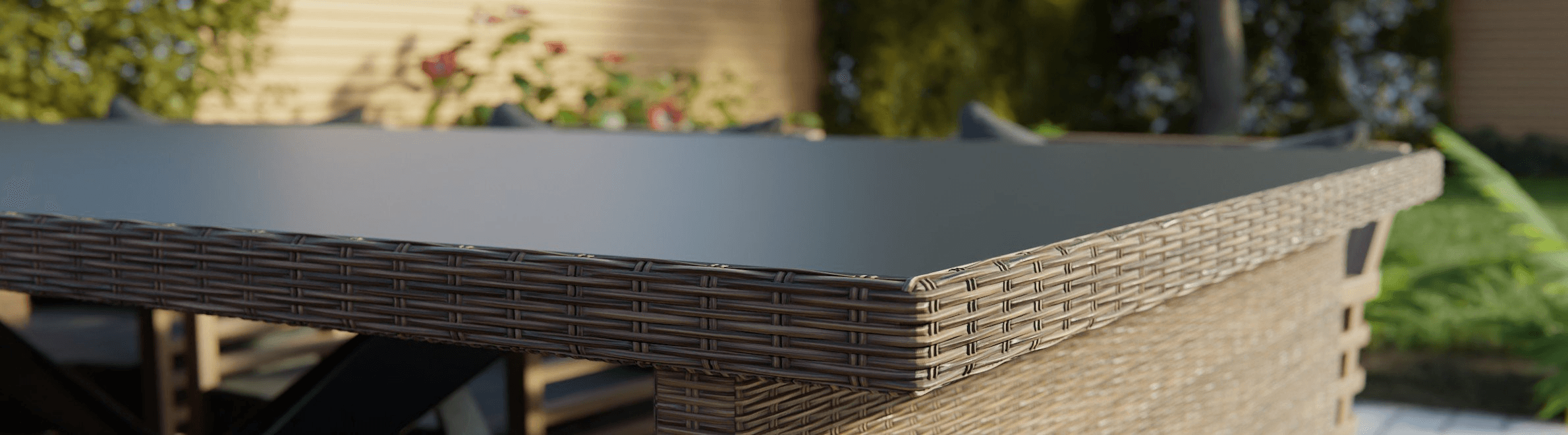 HPL table top header