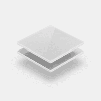 Range of white acrylic sheets