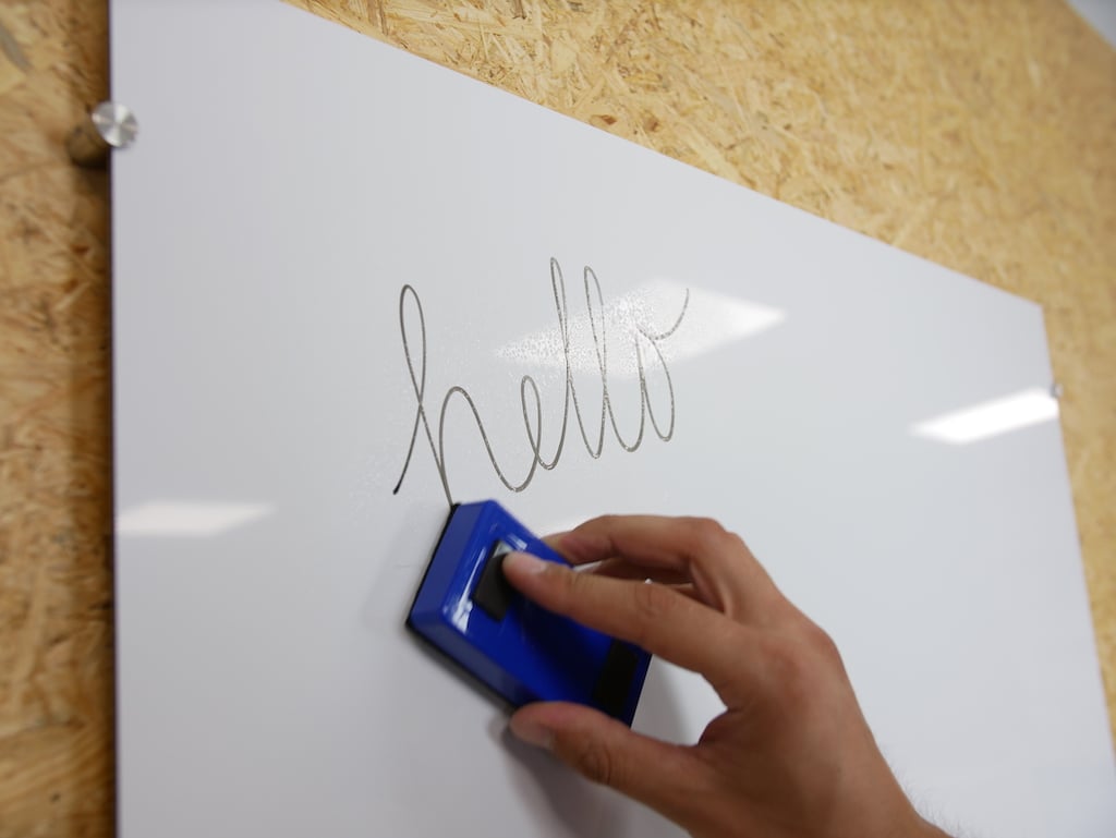 Whiteboard made from ACP